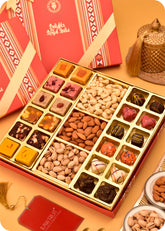 Fudge, Chocolate with Dry Fruits, Sweets Box